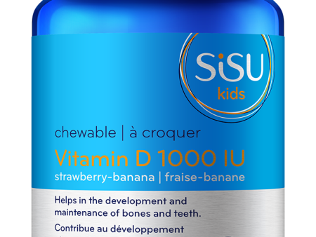 Vitamine D 1000 IU - saveur fraise-banane (pour enfants) - SiSU Sale