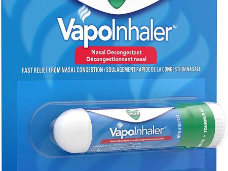 Décongestionnant nasal avec vapeurs apaisantes Vicks - VapoInhaler Hot on Sale