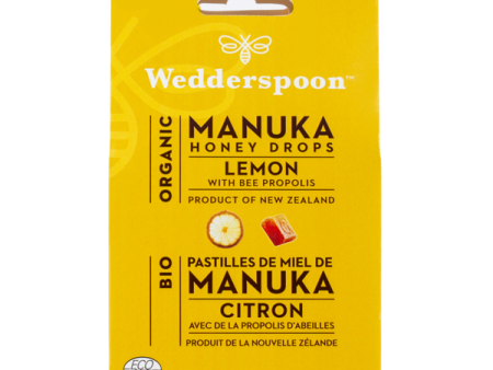 Wedderspoon, pastilles de miel manuka et citron bio - Wedderspoon on Sale