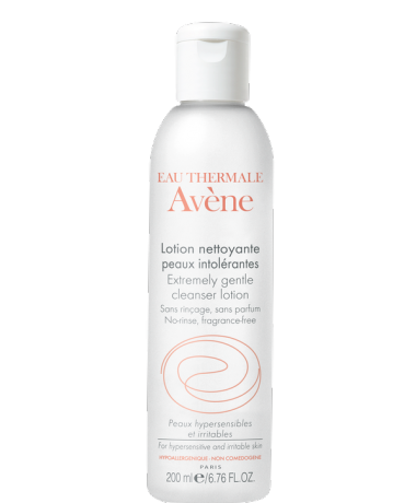 Lotion nettoyante peaux intolérantes (pour peaux hypersensibles et irritables) - Eau thermale Avène Online