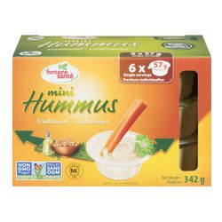 Mini hummus en portions individuelles - Fontaine Santé Cheap