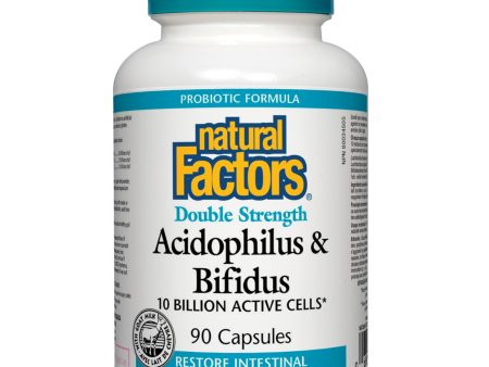 Acidophilus & Bifidus 10 milliards de cellules actives - Natural Factors Discount