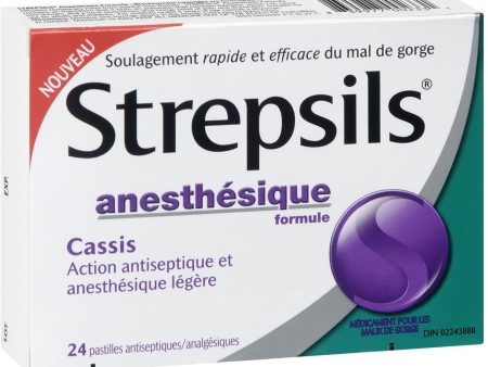 Pastille cassis, action antiseptique, - Strepsils For Discount