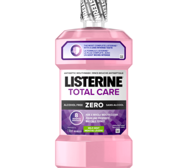 Listerine, rince bouche soins complet, sans alcool - Listerine Online Sale