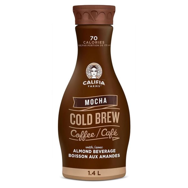 Café moka infusé à froid avec boisson aux amandes - Califia Cheap