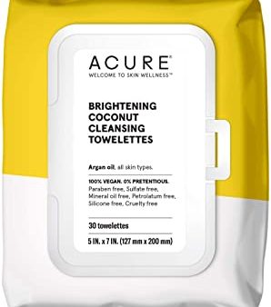 Lingettes nettoyantes éclaircissantes Brightening - Acure Online now