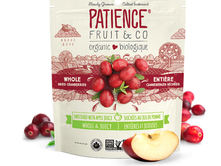 Canneberges séchées biologiques (entières et juteuses) - Patience Fruit & Co For Discount