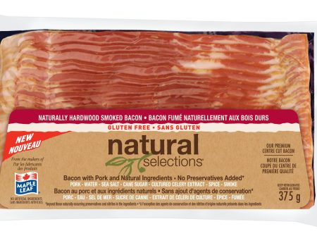 bacon fumé naturellement aux bois durs sans Gluten - Maple leaf Online