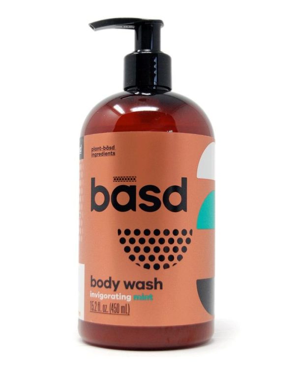 Basd, savon liquide à base de végétaux pour le corps, menthe - Basd Fashion