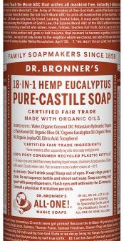 Savon de castille pur - Eucalyptus - Dr Bronner s Online now