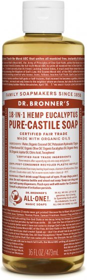 Savon de castille pur - Eucalyptus - Dr Bronner s Online now