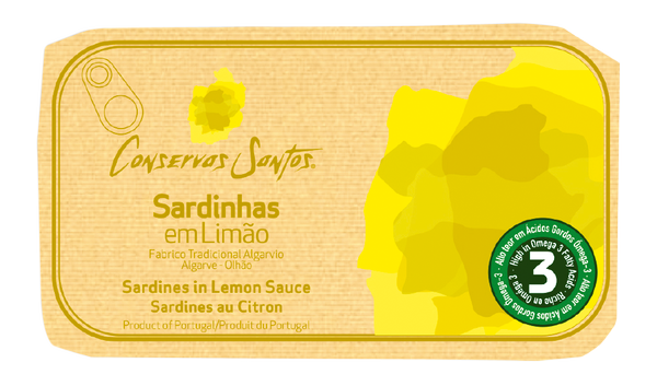 Sardines au citron - Conservas Santos Online