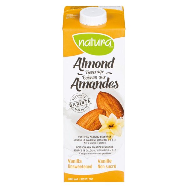 Boisson aux amandes non sucrée - Saveur vanille - Natura For Discount