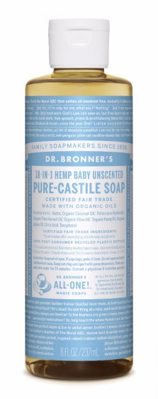 Savon de castille pur non parfumé pour bébé - Dr bronner s Online Hot Sale