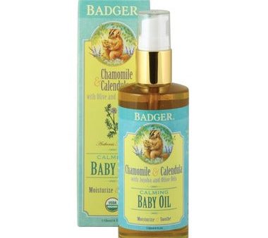 Badger, huile pour bébé calmante bio - Badger Supply