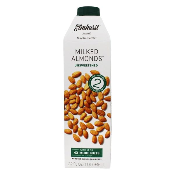 Boisson aux amandes non sucrée - Elmhurst on Sale