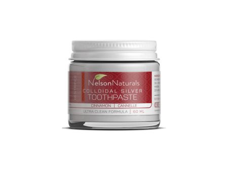 Colloidal silver toothpaste cinnamon - Nelson Naturals For Discount