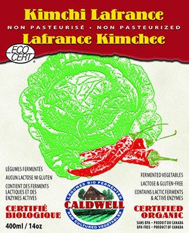 Kimchi Lafrance non pasteurisé - Caldwell Fashion