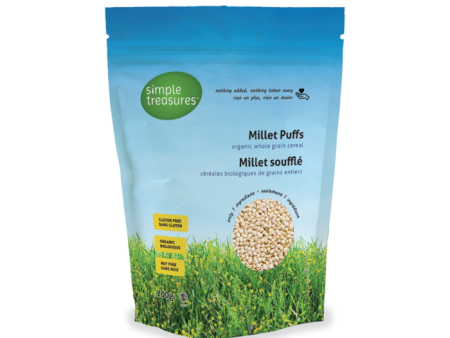 Millet soufflé biologique au grains entiers - Simple treasures For Sale