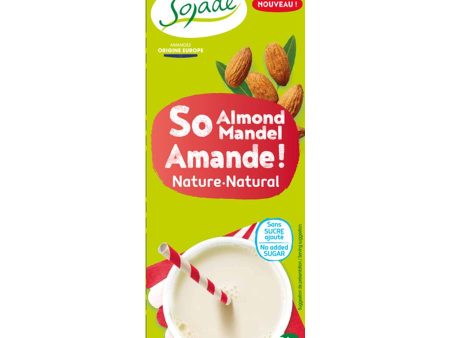 Boisson aux amandes non sucrée - Sojade Online Hot Sale