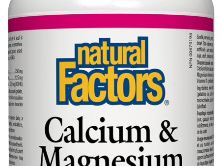 Calcium et magnésium 2:1 - Natural Factors Cheap