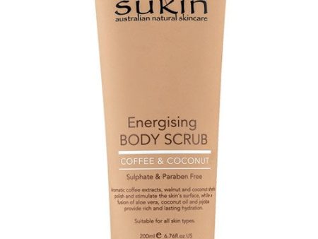 Exfoliant pour le corps ÉNERGISANT - Café et Noix de Coco - Sukin Online now